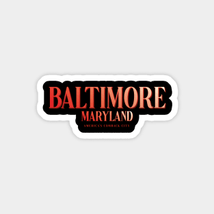 Baltimore Sticker